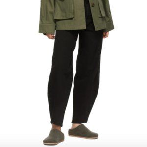 Toteme Black Organic Cotton Barrel Leg Jeans, Waist 29, Inseam 32